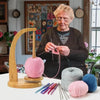 Magnetic Wooden Yarn Holder – Smooth, Tangle-Free Knitting &Crochet