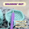 🧶 Beginner Crochet Kit with Yarn & Backpack